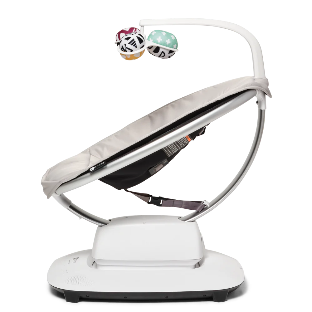 Fotoliu balansoar pentru bebelusi 4MOMS MamaRoo 5.0 Classic Grey