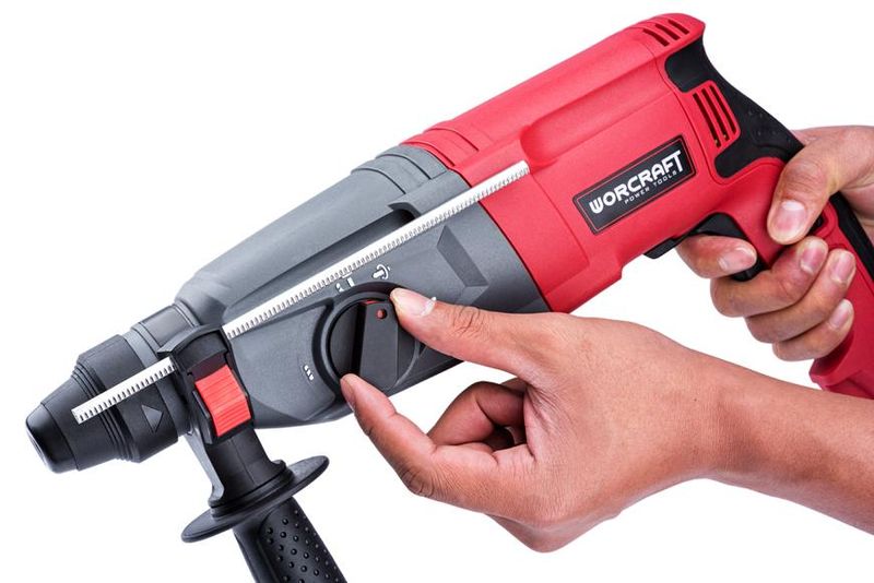 Ciocan rotopercutor Worcraft RH09-26A, 820W, SDS+ pentru beton si zidarie