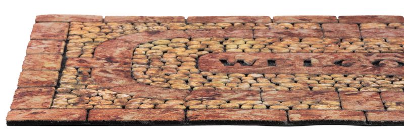 Covoraș de intrare Welcome MagicHome din cauciuc, 89x58 cm