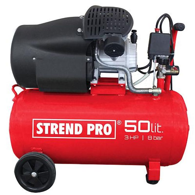 Compresor de aer Strend Pro HSV-50-08, 2,2 kW, 50 L, 2 pistoane