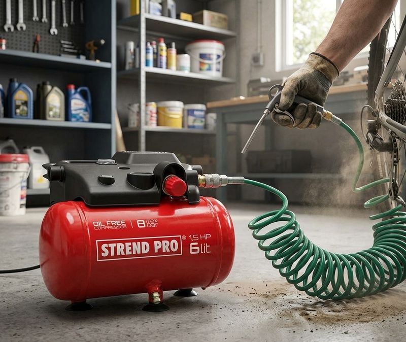 Kompresor Strend Pro BOF1506, bezolejový, 1,1 kW, 6 lit.