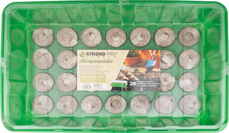 Miniparenisko Strend Pro Herrison MG-029, s 28 kokosovými peletami, 36x22x7 cm