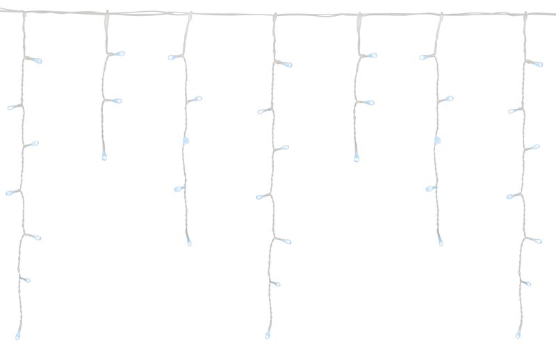 Instalație luminoasă tip țurțuri 200 LED alb rece, 5 m, exterior