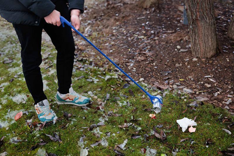 Cleste pentru colectare deseuri Strend Pro 94 cm, prindere igienica