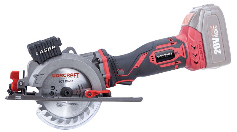 Fierăstrău circular mini Worcraft CMCS-S20LiB 20V Li-Ion 115 mm
