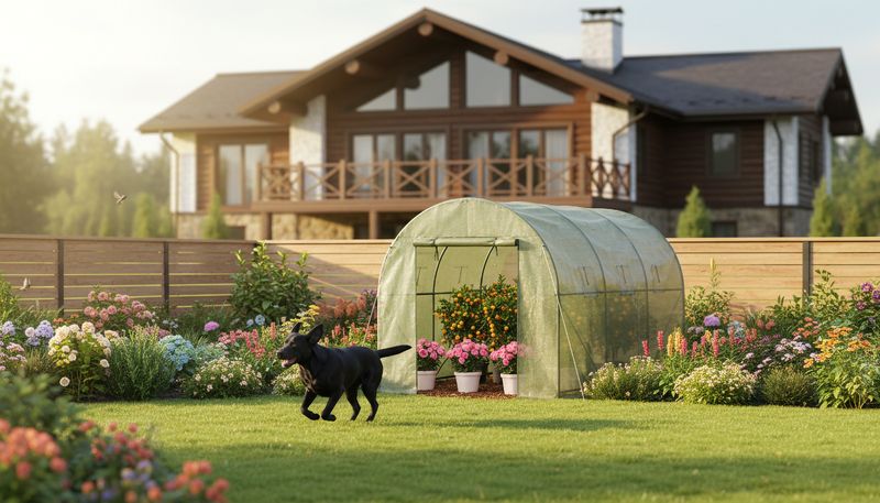 Parenisko Strend Pro Greenhouse, Walk-in, fólia, 200x350x200 cm, fóliovník