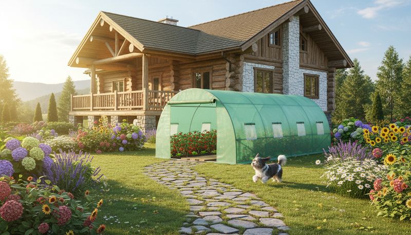 Parenisko Strend Pro Greenhouse, walk-in, fólia, fóliovník, 300x450x200 cm