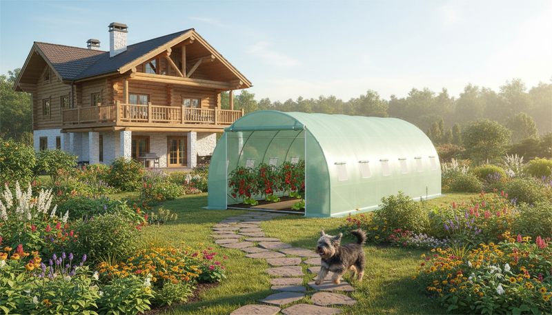 Parenisko Strend Pro Greenhouse, walk-in, fólia, fóliovník, 300x600x200 cm