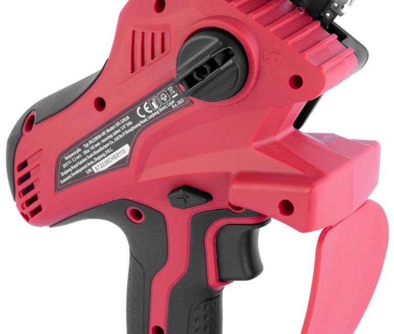 Mini drujbă cu acumulator Worcraft 20V, brushless, lamă 15 cm, set