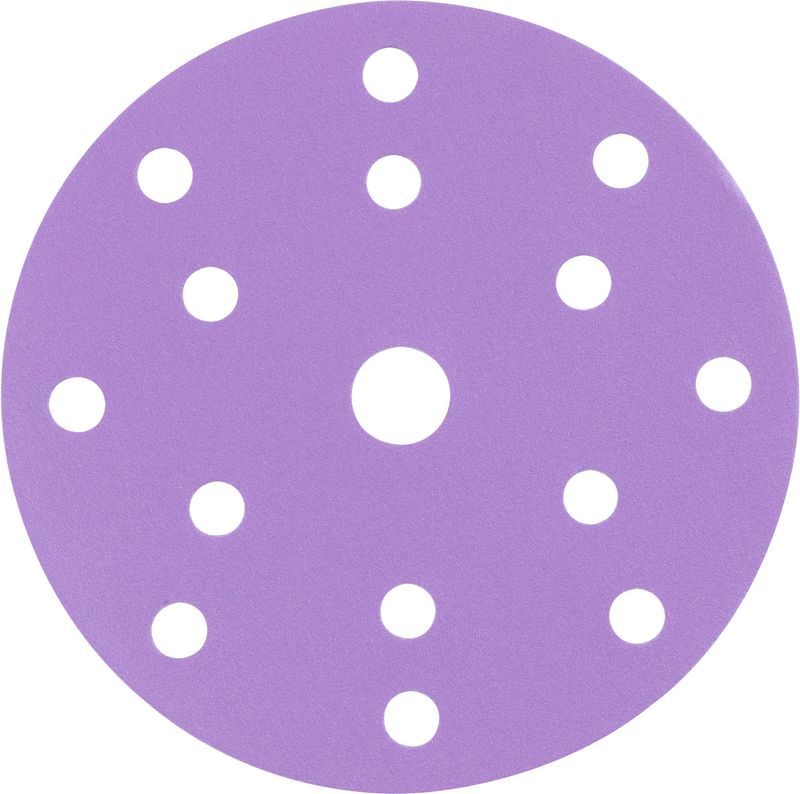 Disc abraziv Worcraft 150 mm P240 pentru șlefuitor excentric, 5 bucăți