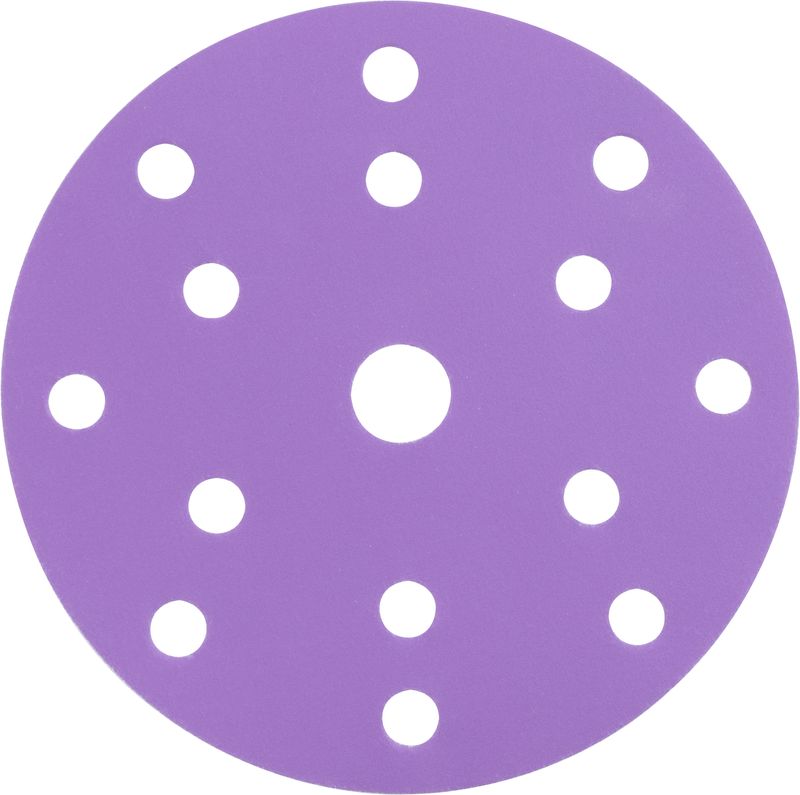 Disc abraziv Worcraft 150 mm P400 pentru slefuitor excentric, set 5 buc