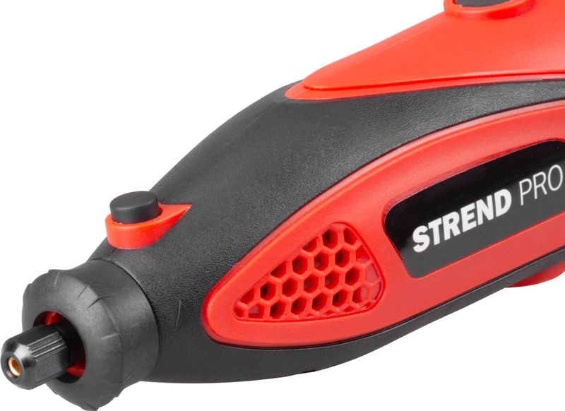 Brúska Strend Pro, mini, priama, vŕtanie a brúsenie, 135 W, s príslušenstvom, 210ks
