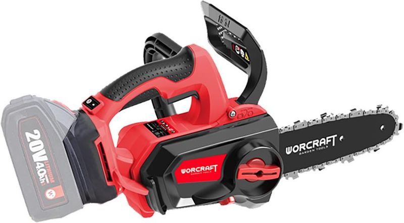 Fierăstrău cu lanț Worcraft CGC-S20LiB 20V, lamă 20,5 cm, ultra ușor
