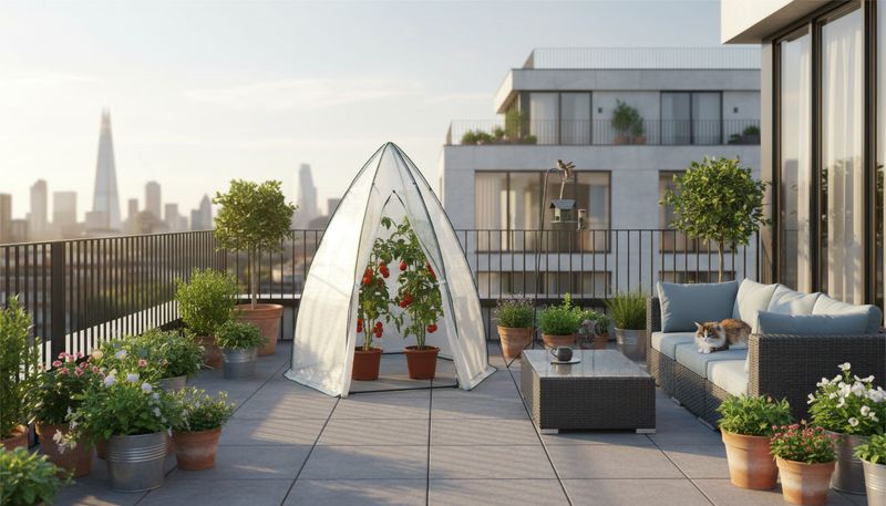 Parenisko Strend Pro Greenhouse, fólia, ihlan, 1600x1600x1800 mm, fóliovník