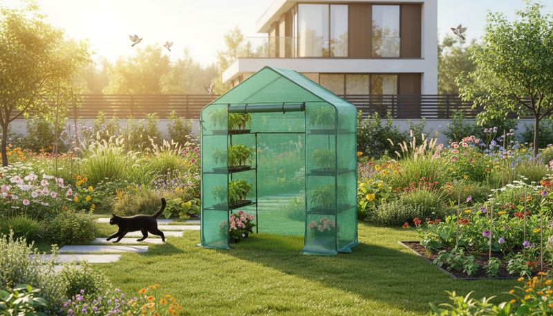 Parenisko Strend Pro Greenhouse, fólia, walk-in, 1430x730x1950 mm, fóliovník