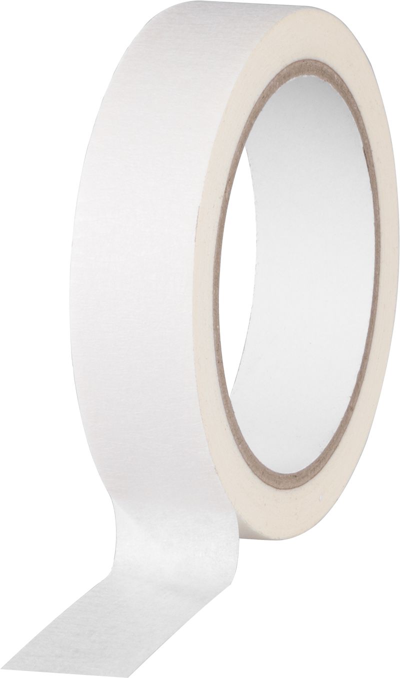 Bandă de mascare pentru vopsit Strend Pro, 25 mm x 25 m, albă