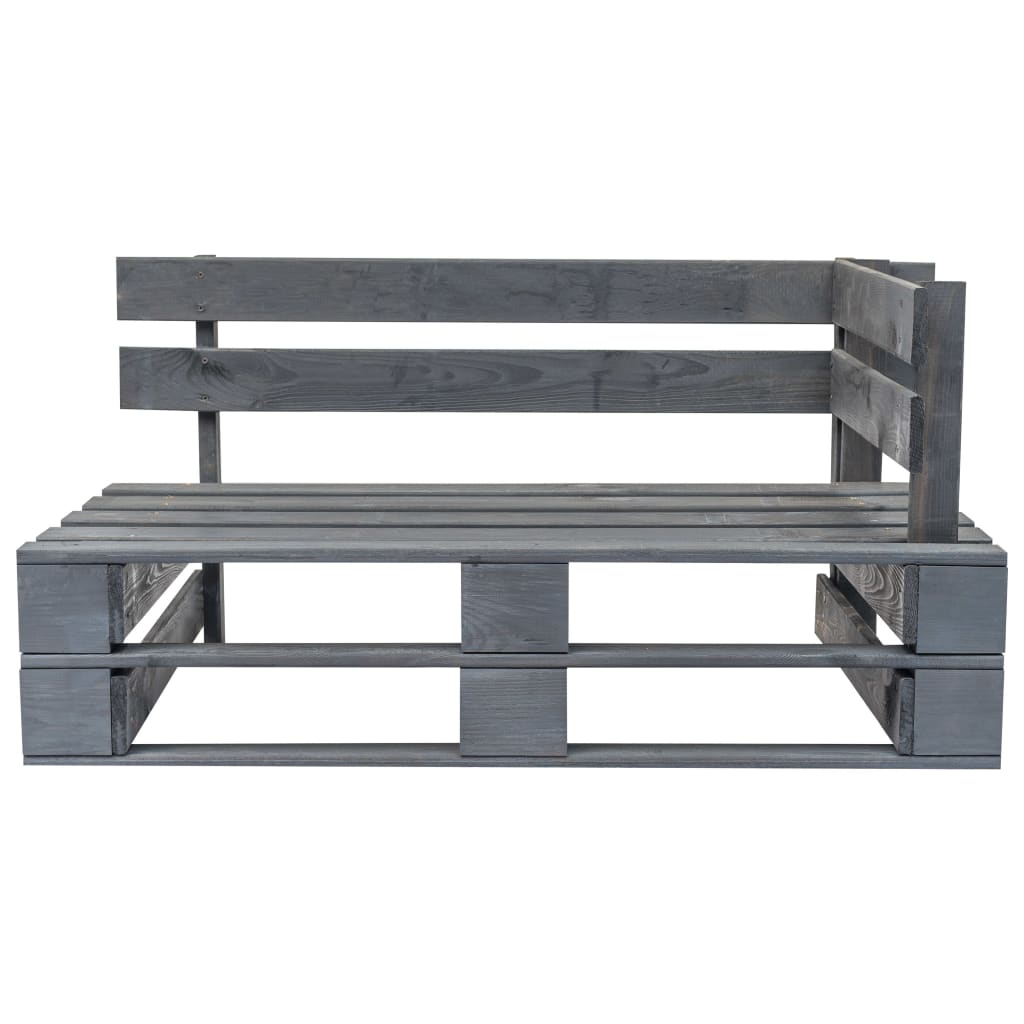 Canapea din paleți de grădină, cu perne nisipii, lemn de pin GartenMobel Dekor