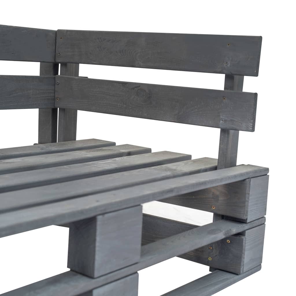 Canapea din paleți de grădină, cu perne nisipii, lemn de pin GartenMobel Dekor