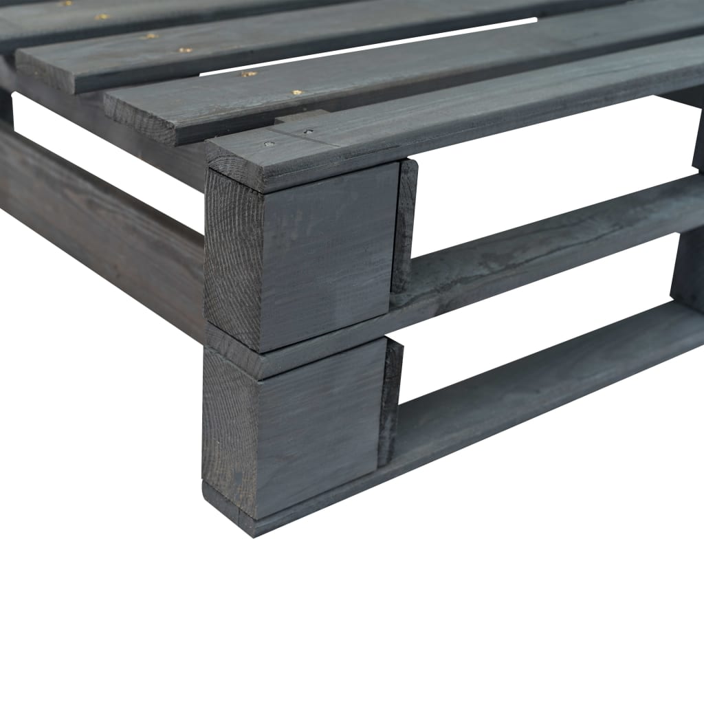 Canapea din paleți de grădină, cu perne nisipii, lemn de pin GartenMobel Dekor