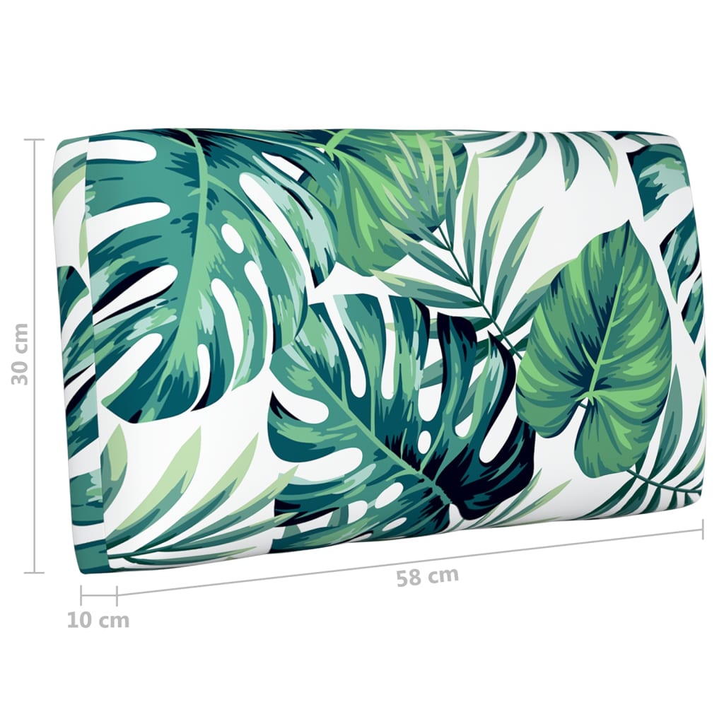 Set mobilier din paleți cu perne, 6 piese, alb, lemn pin tratat GartenMobel Dekor