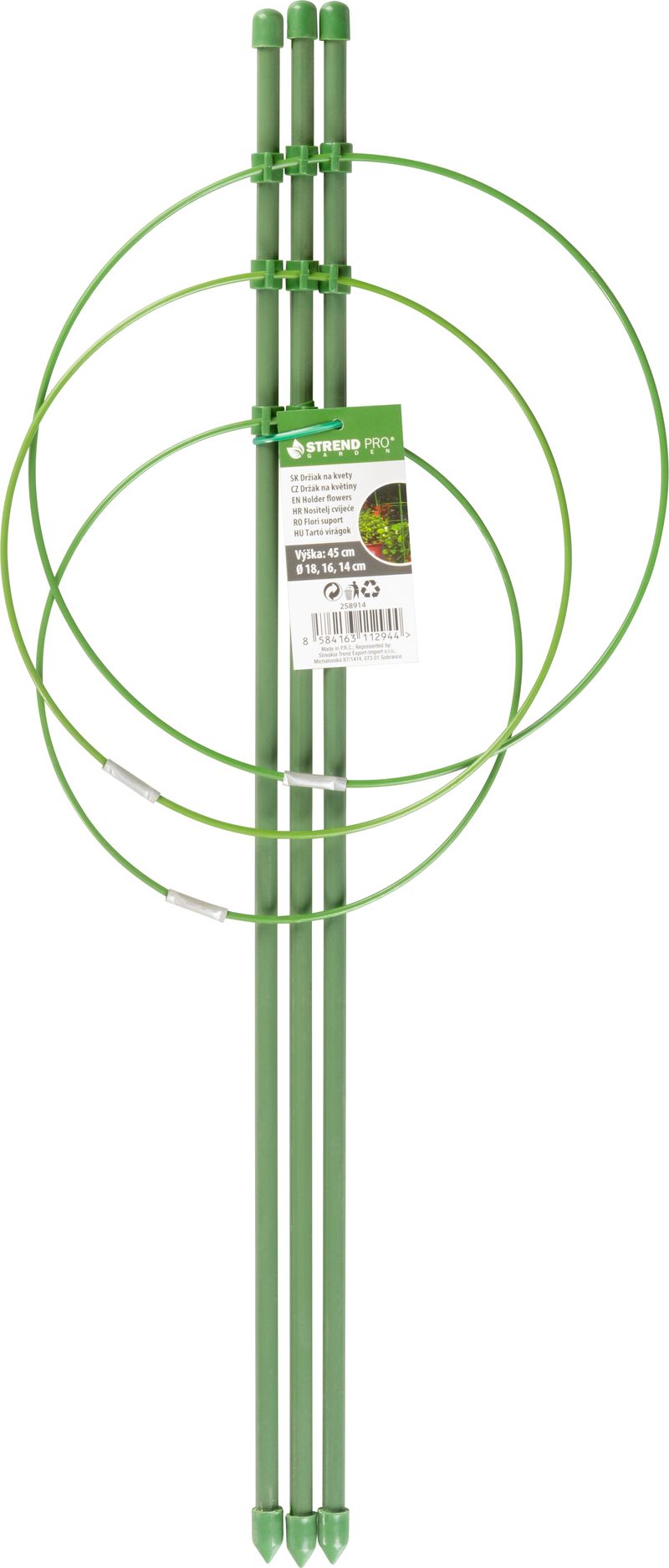 Držiak Strend Pro, 45 cm, oporný stojan na kvety