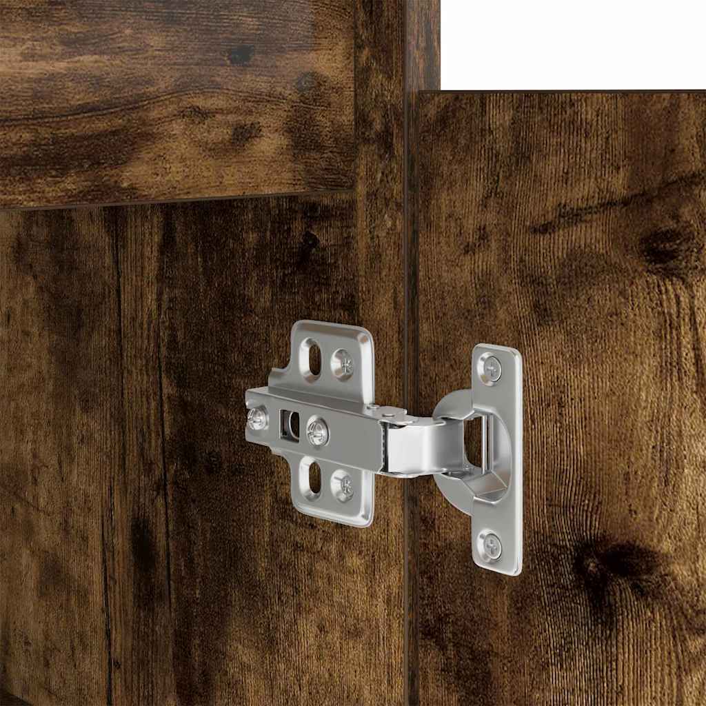 Birou cu sertar Stejar afumat 140 x 49 x 76 cm Lemn compozit GartenMobel Dekor