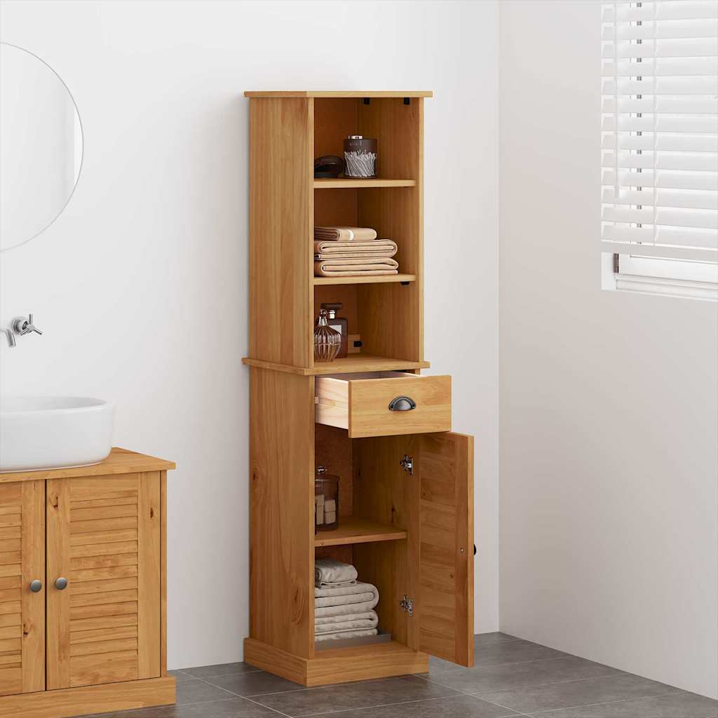 Set de mobilier pentru baie VIGO 2 pcs Maro și Maro Miere GartenMobel Dekor