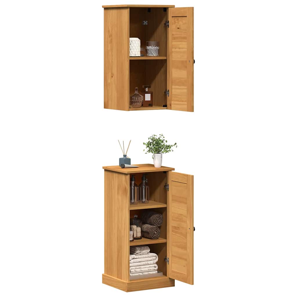 Set de mobilier pentru baie VIGO 2 pcs Maro și Maro Miere GartenMobel Dekor