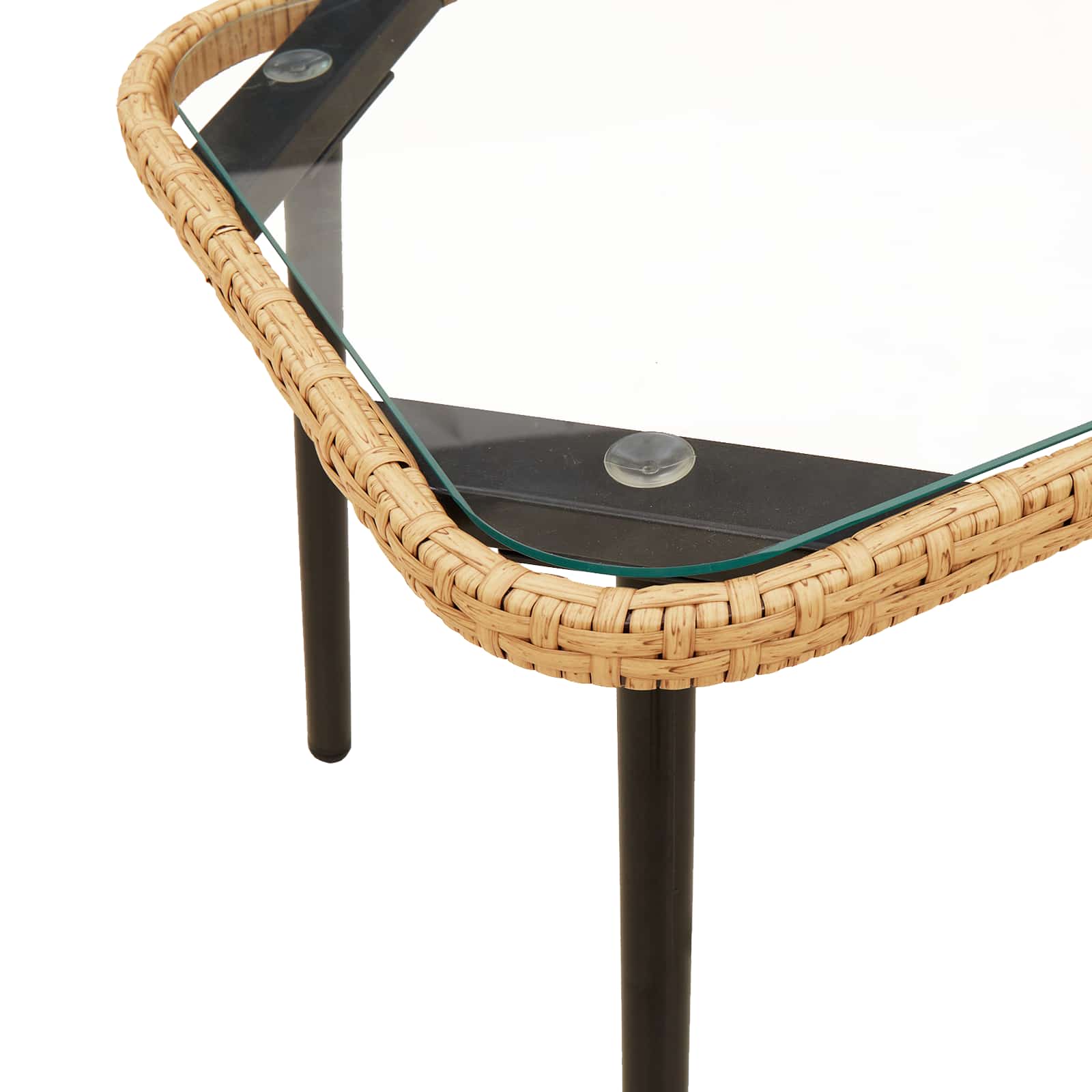 Set de canapele pentru grădină cu pernă 2 pcs natural poliratan GartenMobel Dekor