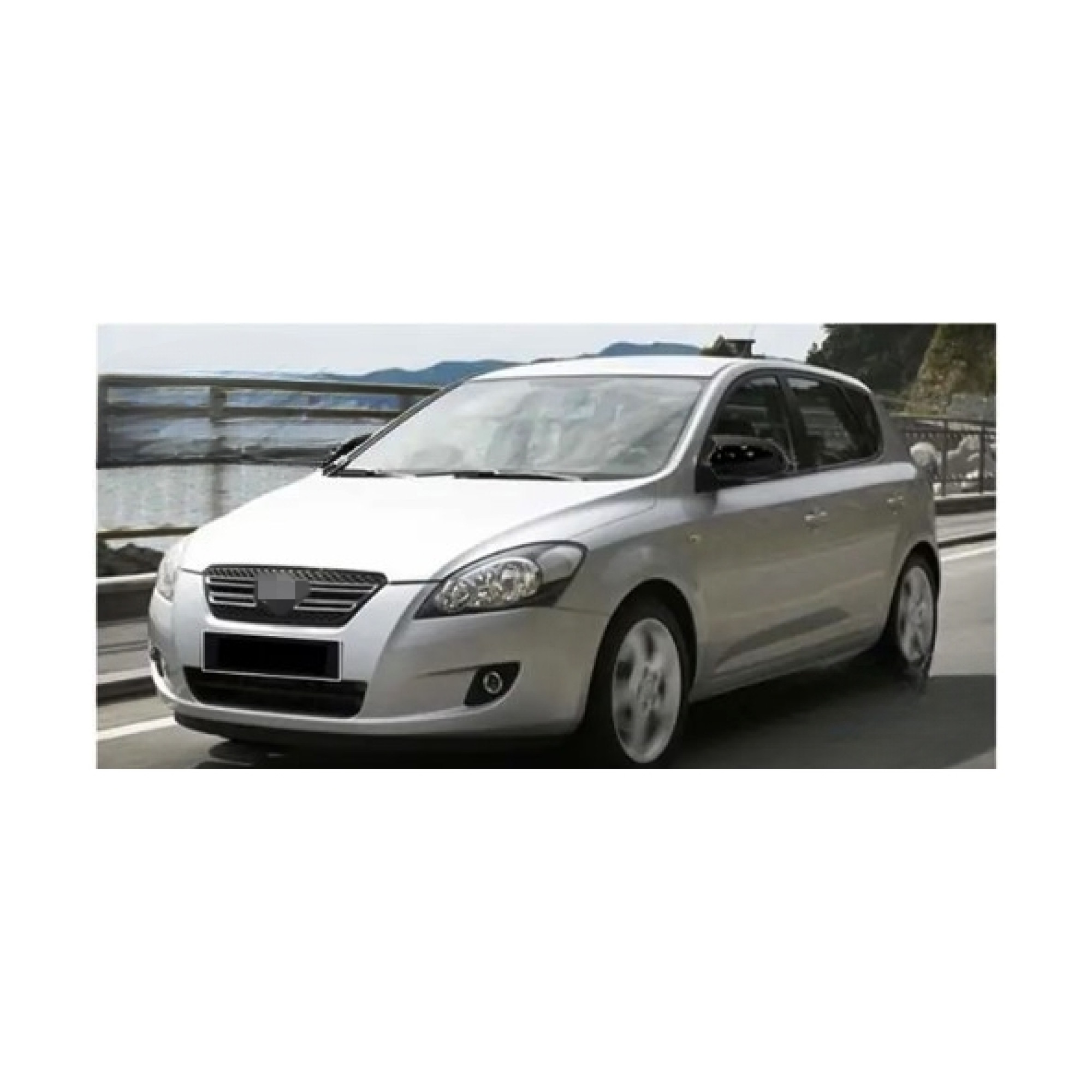 Capace oglinda tip Batman pentru Kia Ceed I 2005-2009, negru lucios