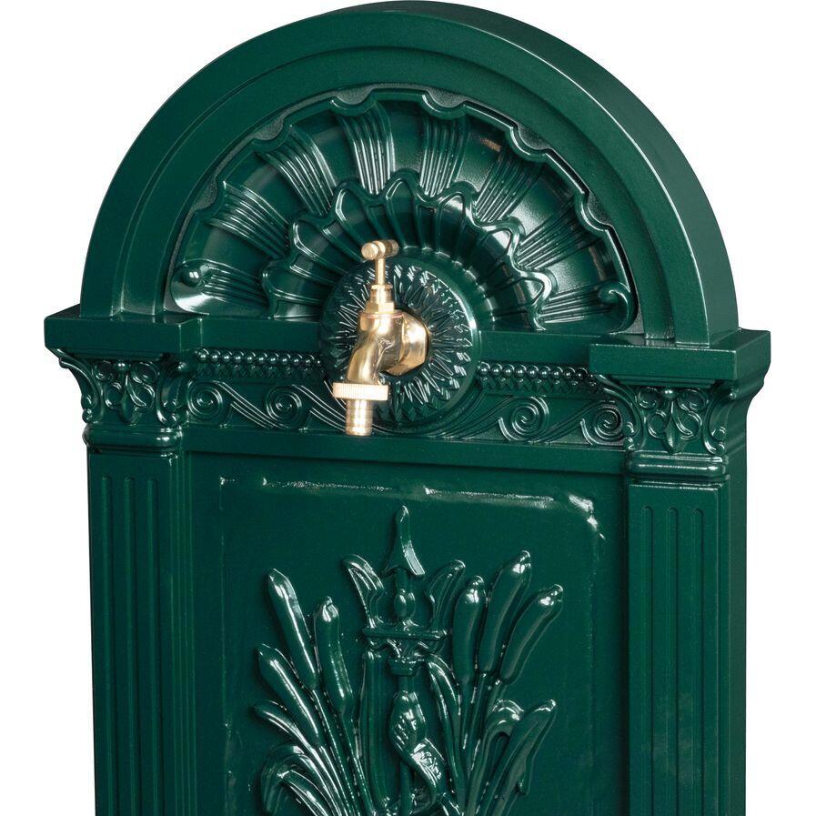 Chiuveta de gradina, aluminiu, verde inchis, 39x32x80 cm, Strend Pro GartenVIP DiyLine