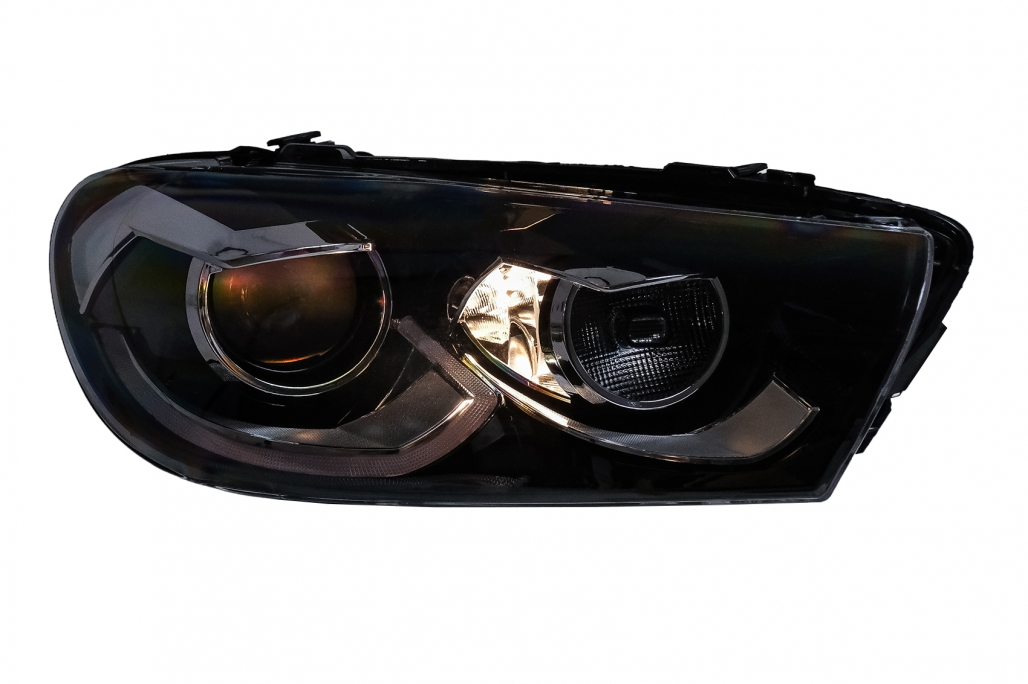 Faruri LED VW Scirocco III 137 (2008-04.2014) Negru Semnal Dinamic Performance AutoTuning