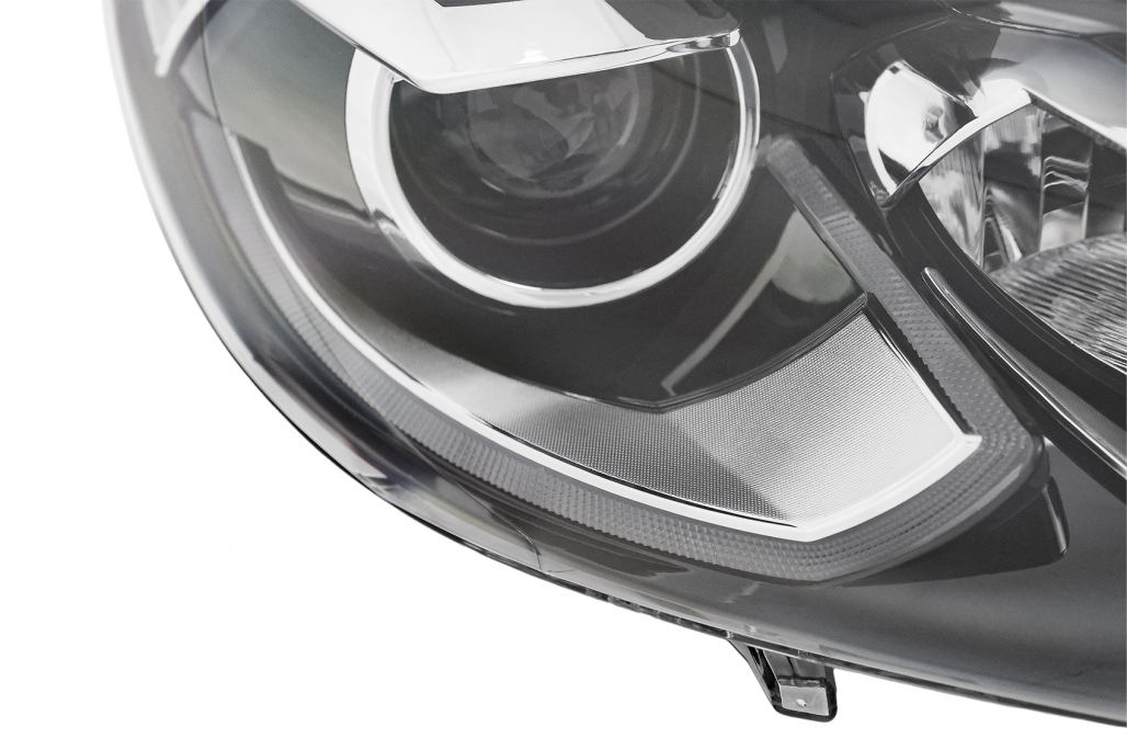 Faruri LED VW Scirocco III 137 (2008-04.2014) Negru Semnal Dinamic Performance AutoTuning