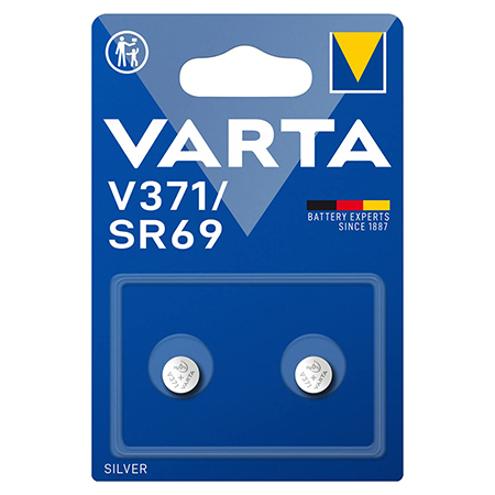 Baterie Varta V371 SR69 AG6 pentru ceasuri, blister 2 bucăți
