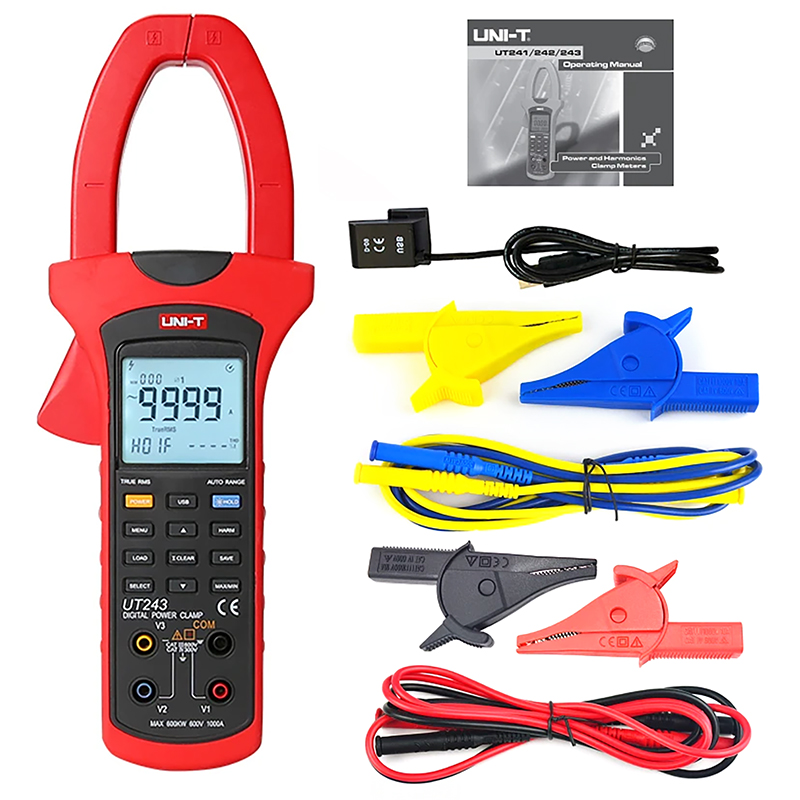 Multimetru digital cu clește ampermetric UT243 Uni-T True RMS