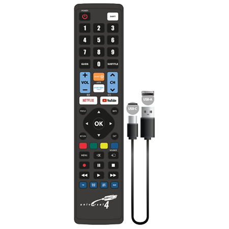 TELECOMANDA UNIVERSALA PROGRAMABILA USB-C 4:1
