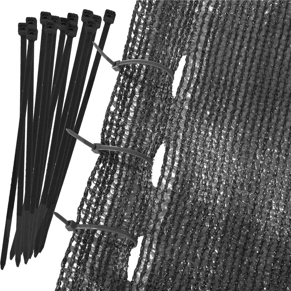 Plasa umbrire si intimitate pentru gard, 1.5m latime, 50m lungime, 140g densitate 90%, gri deschis