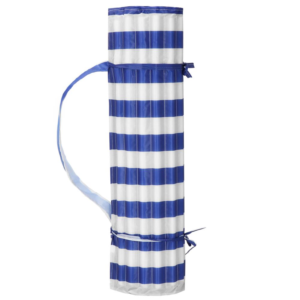 Saltea de plaja pliabila din spuma EPE, cu maner, 180x60 cm, albastra