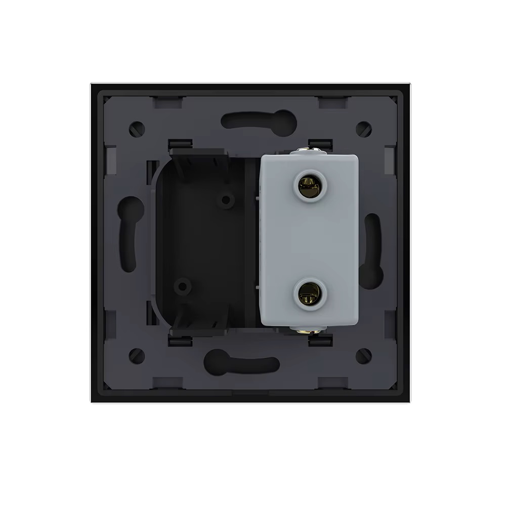 Priza USB-A + USB-C cu Rama Din Sticla si Tasta Falsa LIVOLO SmartElectro IntelligentHouse