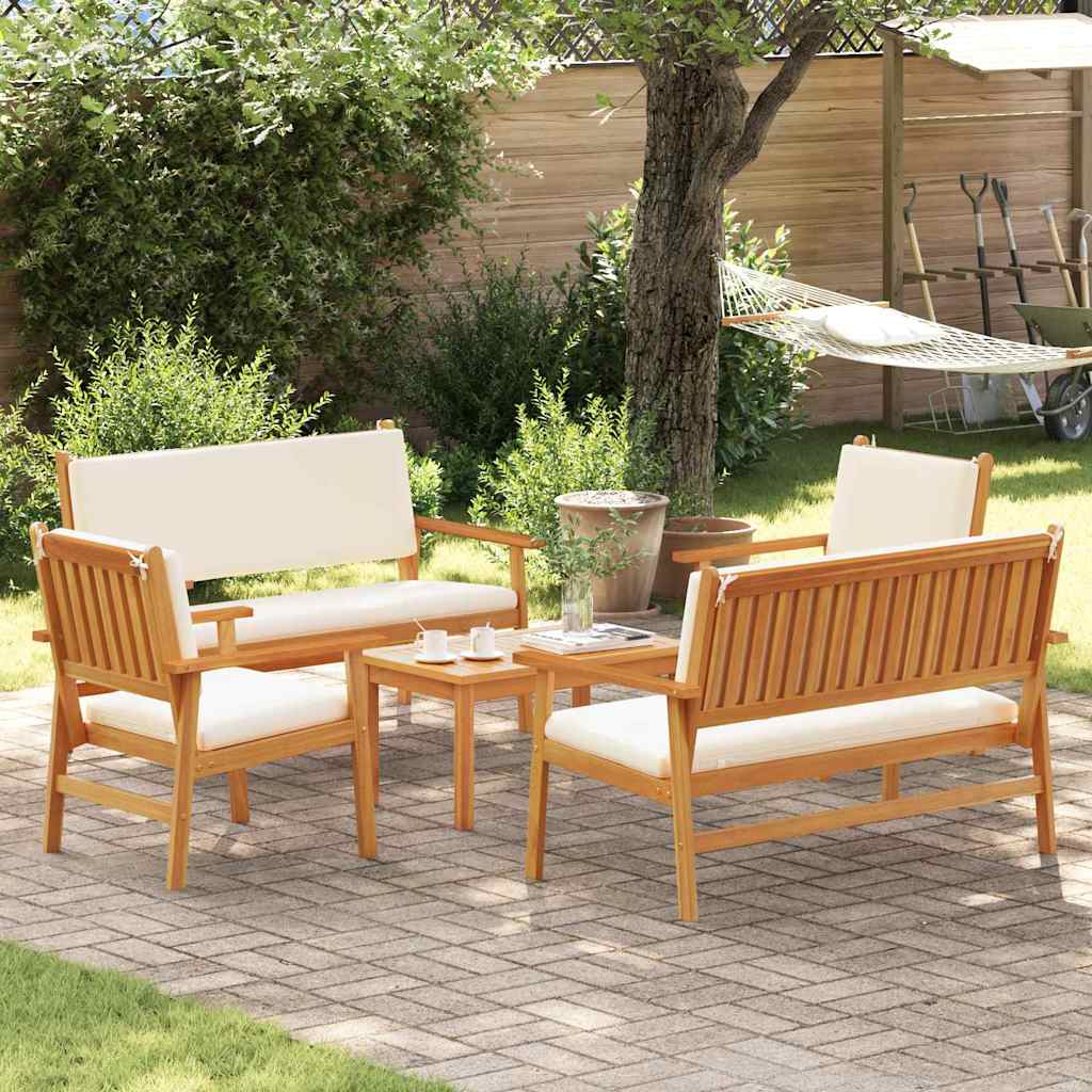 Set de canapele pentru grădină 5 pcs Maro Lemn Solid de Acacia GartenMobel Dekor