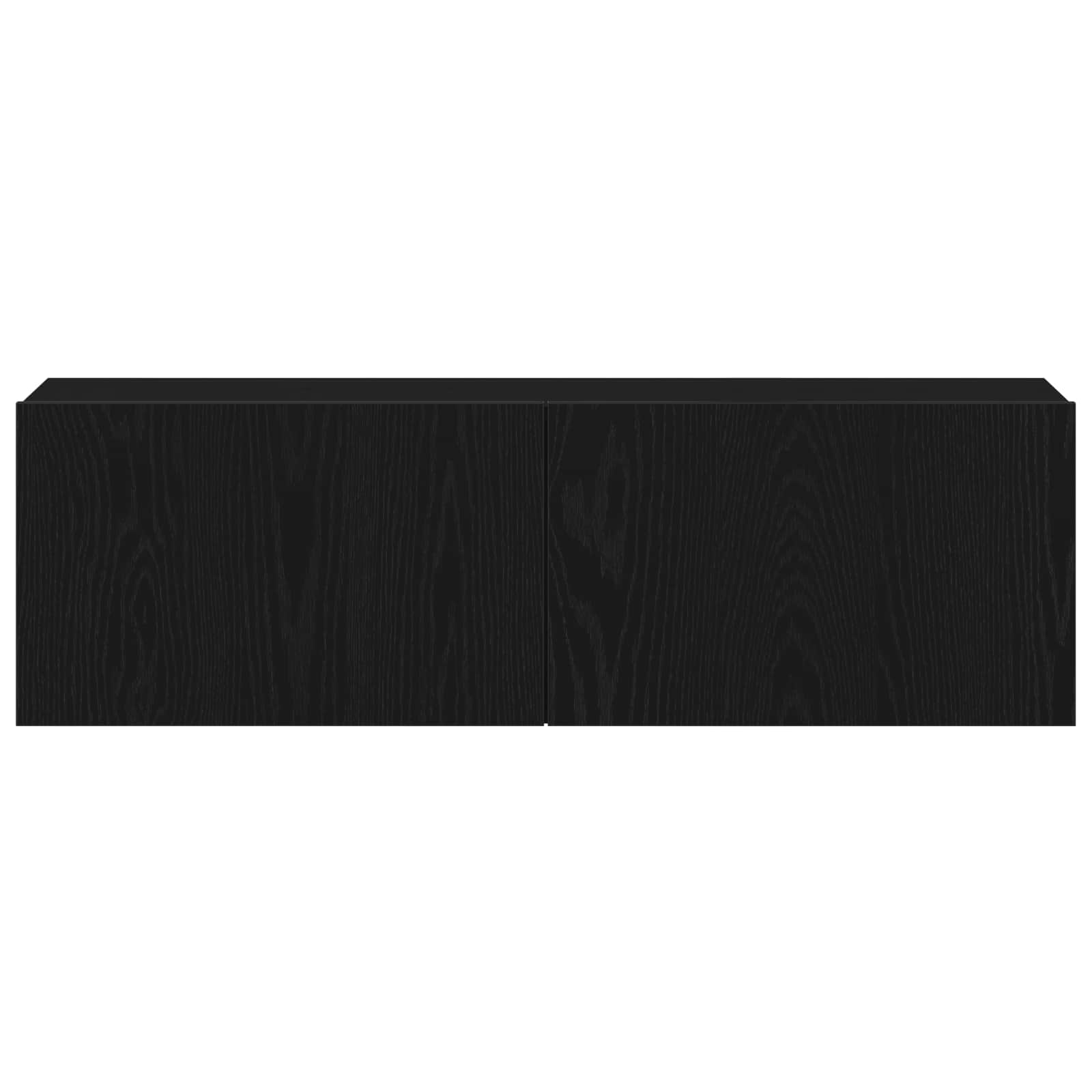 Set comodă TV Pe perete 4 pcs Stejar Negru 130,5 x 30 x 140 cm GartenMobel Dekor