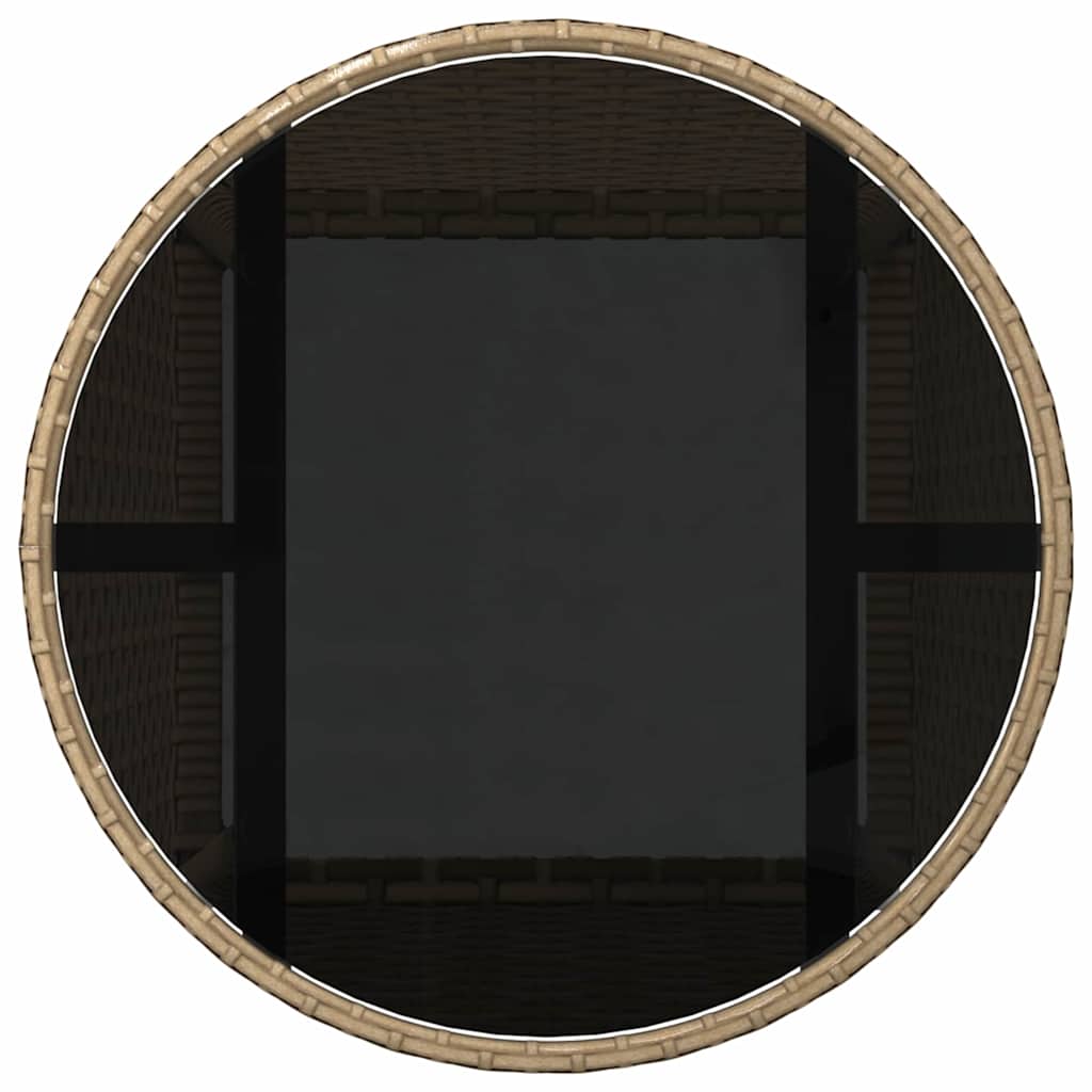 Set de masă pentru grădină 5 pcs Bej poliratan GartenMobel Dekor