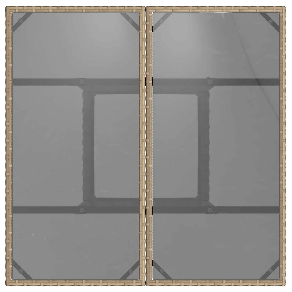 Set de masă pentru grădină 5 pcs Bej poliratan GartenMobel Dekor