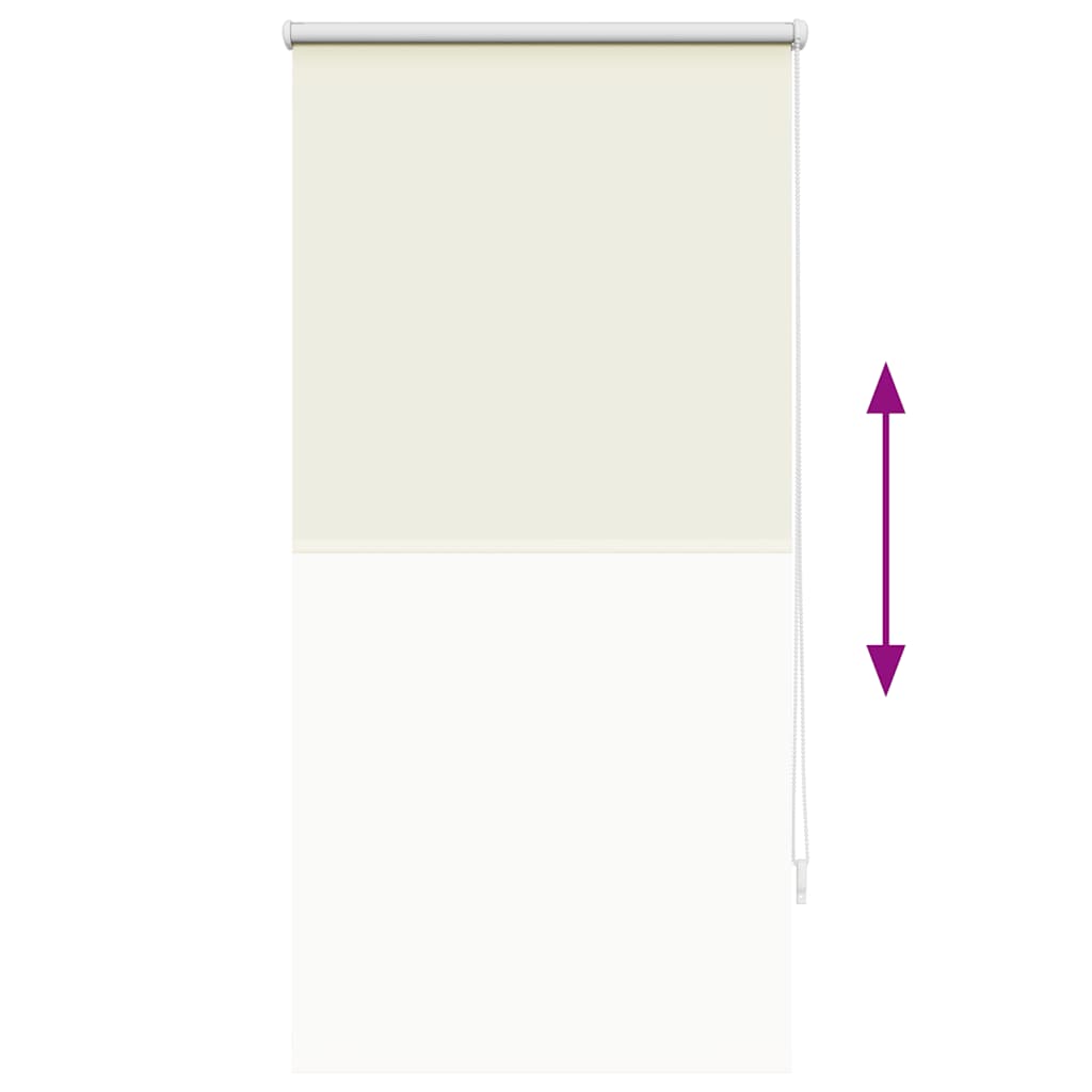 Jaluzea opacă 64,4x120 cm, lățime material 60 cm, alb-gălbui GartenMobel Dekor