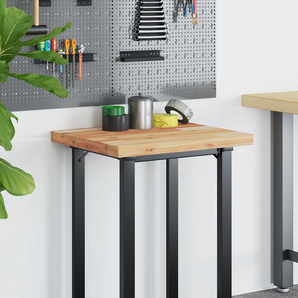 Blat de birou finisat cu ulei, 60x50x4 cm, lemn masiv acacia GartenMobel Dekor