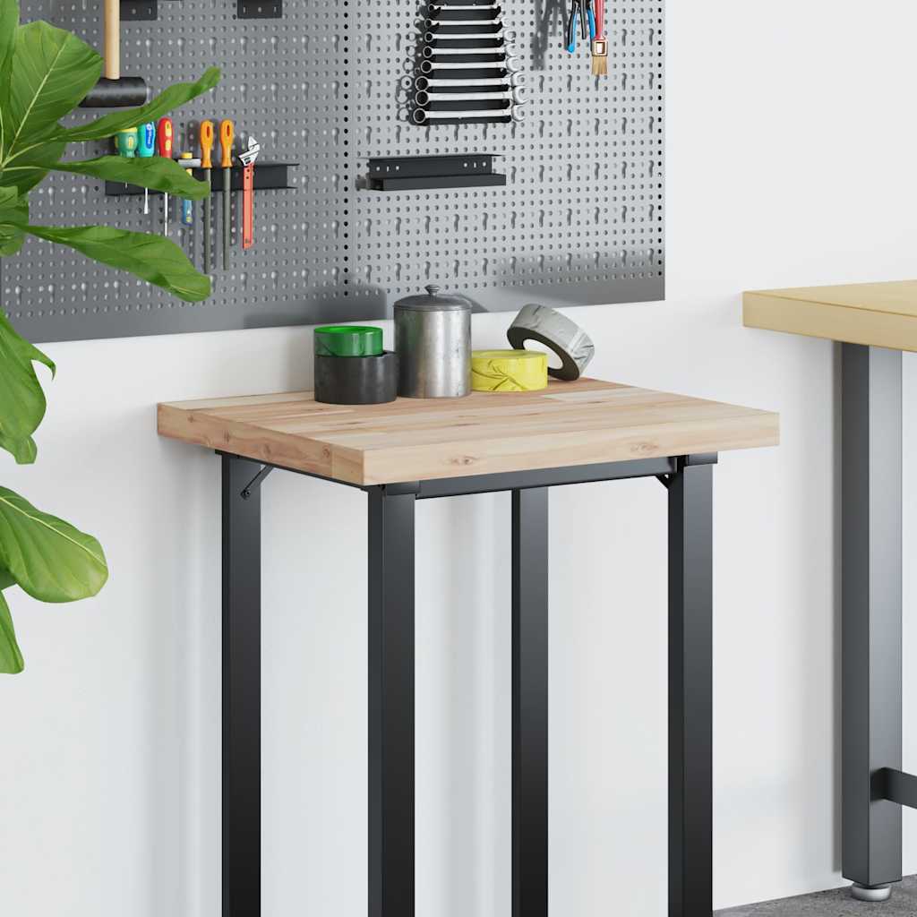 Blat de birou netratat, 100x50x4 cm, lemn masiv de acacia GartenMobel Dekor