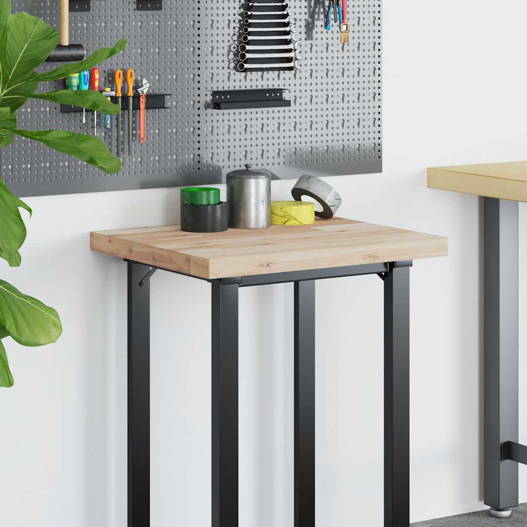 Blat de birou netratat, 60x50x4 cm, lemn masiv de acacia GartenMobel Dekor