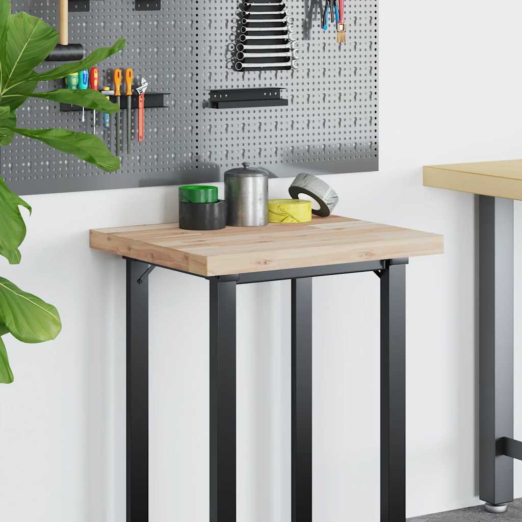 Blat de birou netratat, 80x50x4 cm, lemn masiv de acacia GartenMobel Dekor