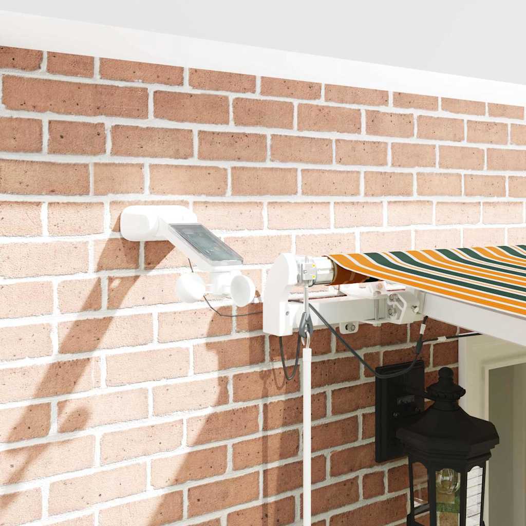 Cortina Retractabilă Verde și galben 600 × 350 cm GartenMobel Dekor