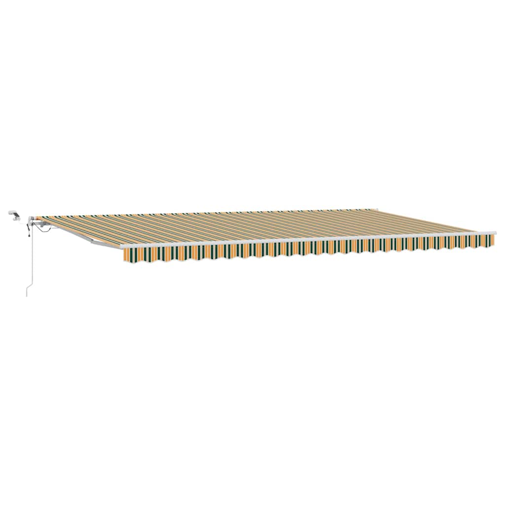 Cortina Retractabilă Verde și galben 600 × 350 cm GartenMobel Dekor